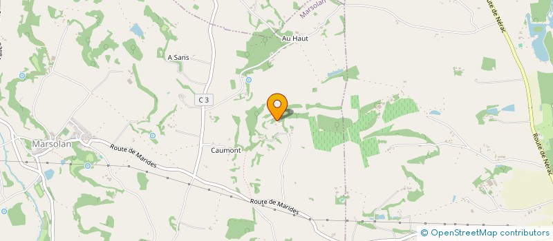 localisation de l'entreprise LUCAS-HAWORTH LTD.  SAINT-MEZARD