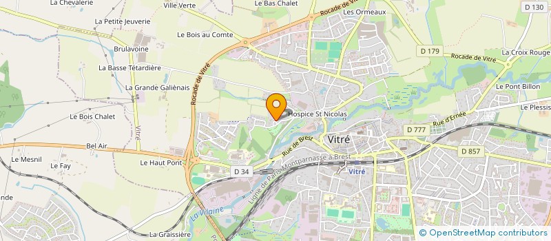 localisation de l'entreprise LUCAS IMMOBILIER  VITRE