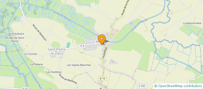 localisation de l'entreprise LUCAS IMMOBILIER  SAINT-PIERRE-LE-VIEUX