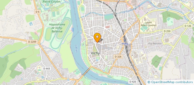 localisation de l'entreprise LUCAS - INFI - SOINS à VICHY