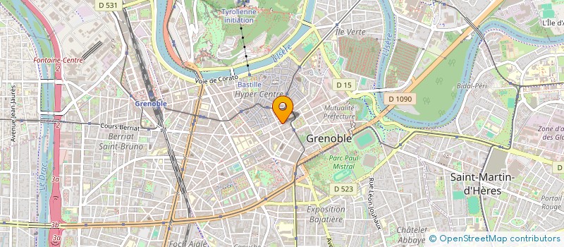 localisation de l'entreprise LUCAS MARTI SCP  GRENOBLE