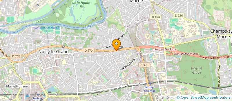localisation de l'entreprise LUCAS MELINE ET COMPAGNIE à NOISY-LE-GRAND