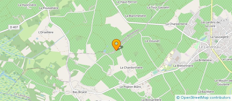 localisation de l'entreprise LUCAS METALLERIE - 2PMR à LOROUX-BOTTEREAU (LE)