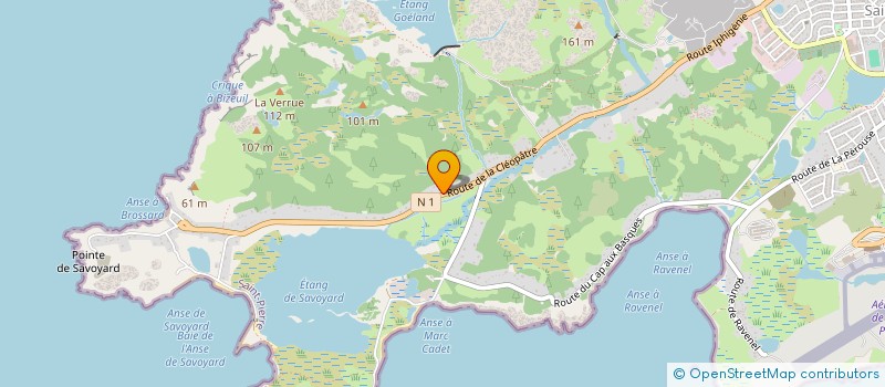 localisation de l'entreprise LUCAS MICKAEL  SAINT-PIERRE