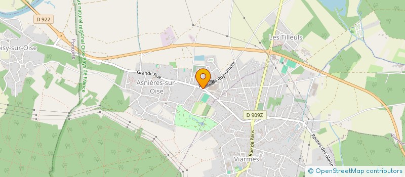 localisation de l'entreprise LUCAS P&C  ASNIERES-SUR-OISE