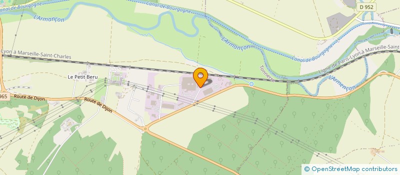 localisation de l'entreprise LUCAS PRESTATIONS  TONNERRE