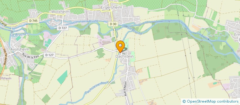 localisation de l'entreprise LUCAS RAUGEL  DACHSTEIN