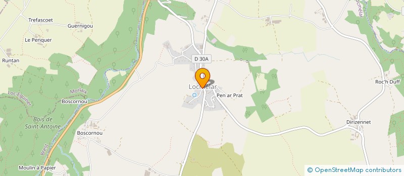 localisation de l'entreprise LUCAS ROVERE  LOCMELAR