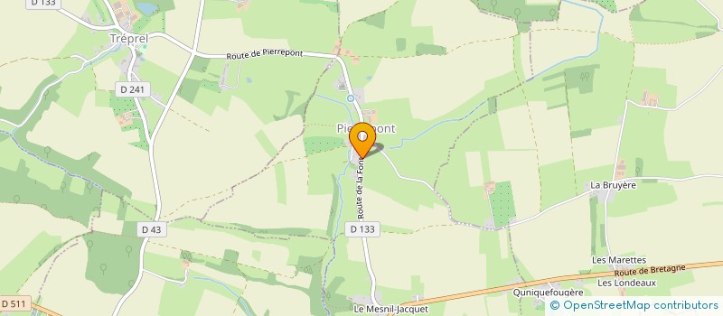 localisation de l'entreprise LUCAS RX  PIERREPONT