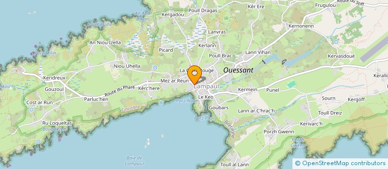 localisation de l'entreprise LUCAS SALOU à OUESSANT