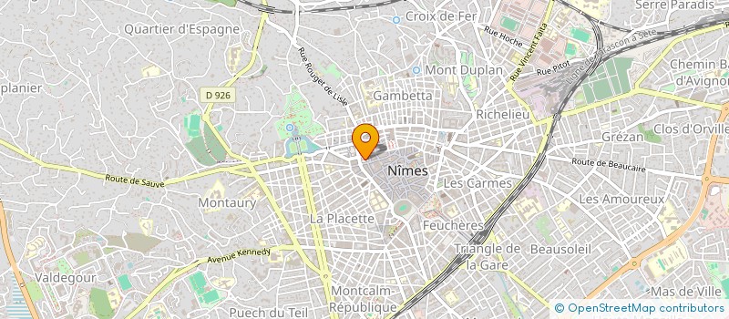 localisation de l'entreprise LUCAS SARL à ARLES