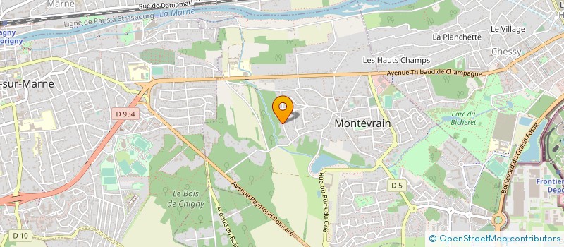 localisation de l'entreprise LUCAS TELECOM à MONTEVRAIN