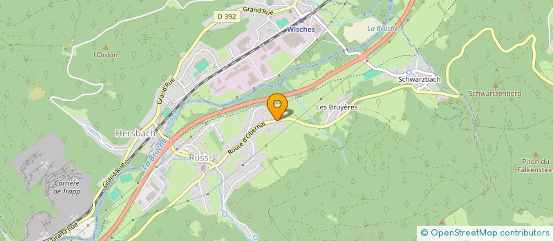 localisation de l'entreprise LUCAS TERRASSEMENT  RUSS