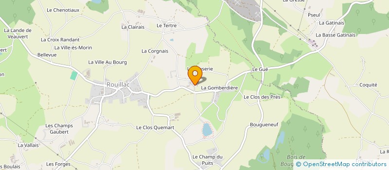 localisation de l'entreprise LUCAS TRANSPORT TP  ROUILLAC