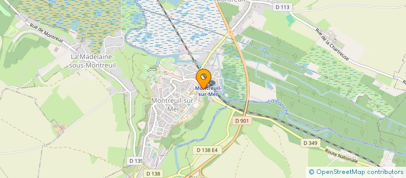 localisation de l'entreprise LUCAS16  MONTREUIL-SUR-MER