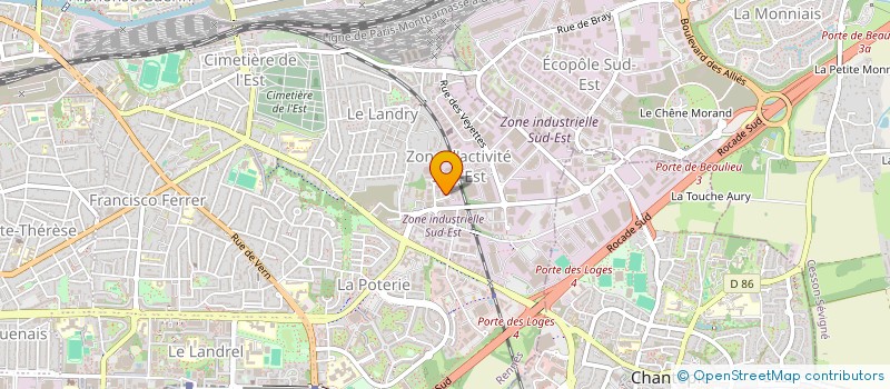 localisation de l'entreprise LUCASANGE  RENNES