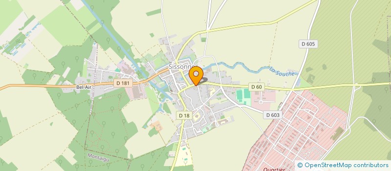 localisation de l'entreprise LUCASCORP  SISSONNE