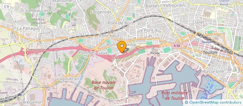 localisation de l'entreprise LUCASEMY  TOULON