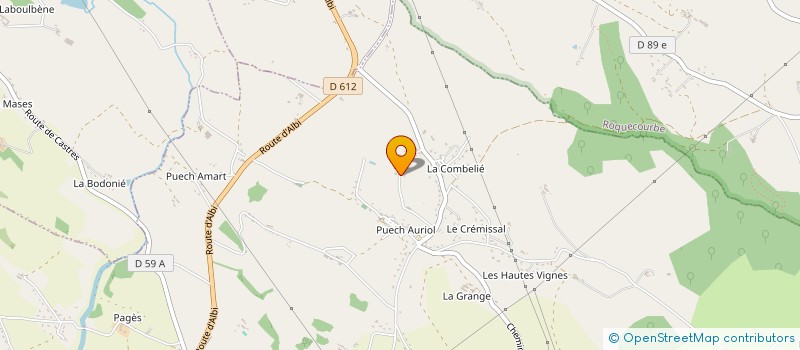 localisation de l'entreprise LUCASIM à CASTRES