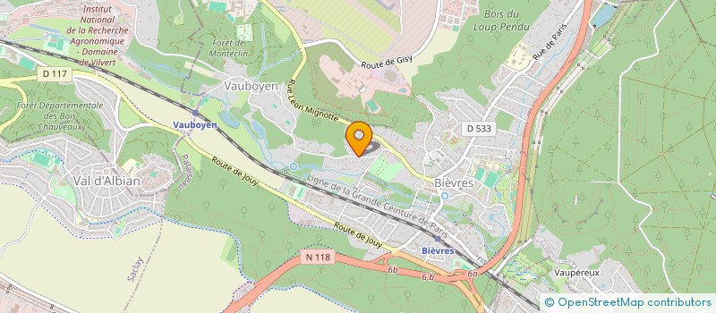 localisation de l'entreprise LUCASIMMO  BIEVRES