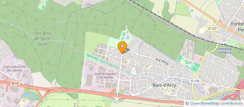 localisation de l'entreprise LUCASIMON  BOIS-D'ARCY