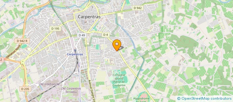 localisation de l'entreprise LUCASSANDRE  CARPENTRAS