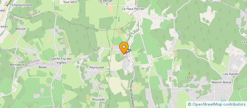localisation de l'entreprise LUCASTEO à BERGERAC