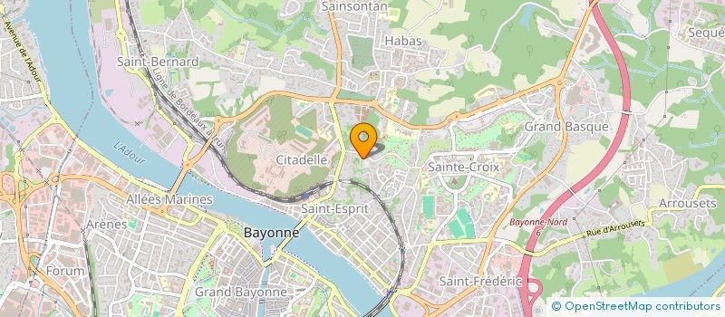 localisation de l'entreprise LUCAT PATRIMOINES à BAYONNE