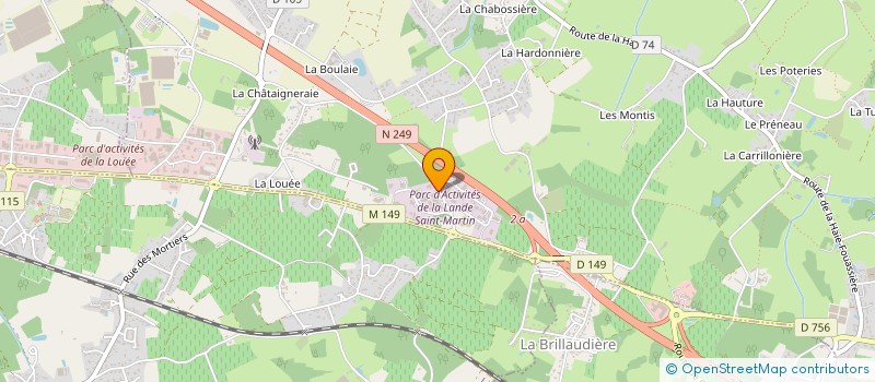 localisation de l'entreprise LUCATHERMY  HAUTE-GOULAINE