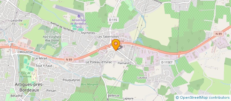 localisation de l'entreprise LUCATINE  ARTIGUES-PRES-BORDEAUX