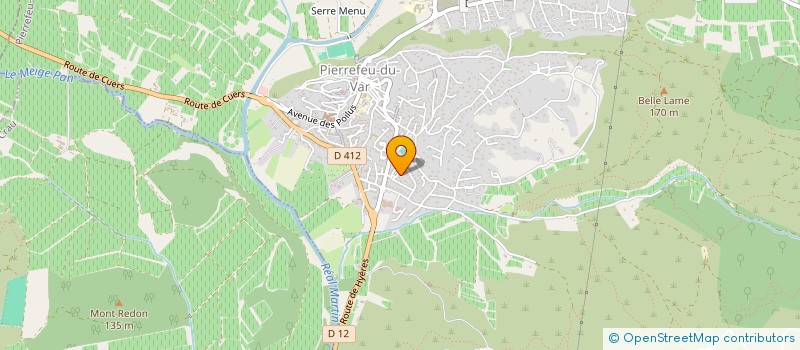 localisation de l'entreprise LUCATINE  PIERREFEU-DU-VAR