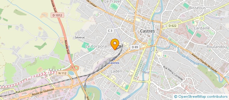 localisation de l'entreprise LUCAVI  CASTRES