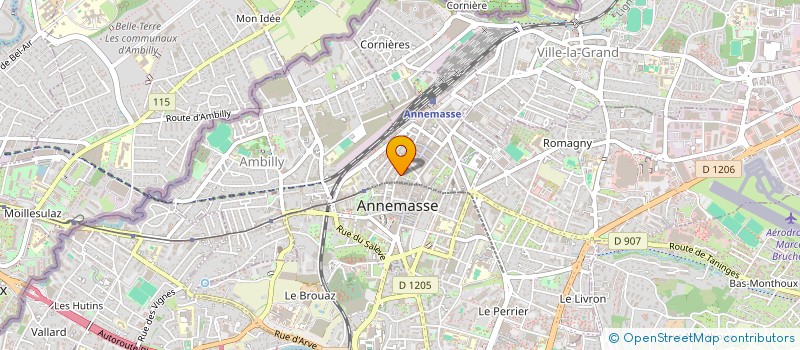 localisation de l'entreprise LUCAXEL à ANNEMASSE