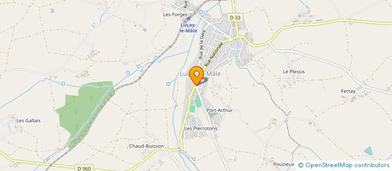 localisation de l'entreprise LUCAY ALIMENTATION à LUCAY-LE-MALE