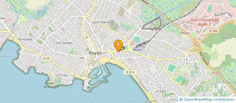localisation de l'entreprise LUCAZEAU-BOULBEN  ROYAN