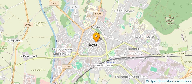 localisation de l'entreprise LUCCA & CO  NOYON