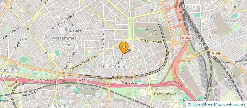 localisation de l'entreprise LUCCA EDITIONS  WATTIGNIES