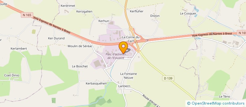 localisation de l'entreprise LUCCA MARINE  ARZAL