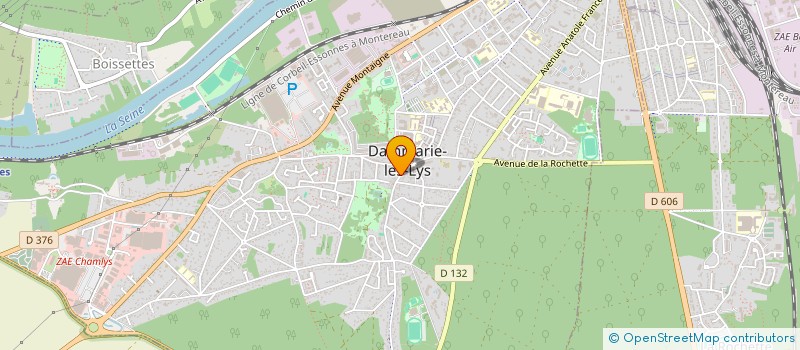 localisation de l'entreprise LUCCHEZI-THOMAS à DAMMARIE-LES-LYS