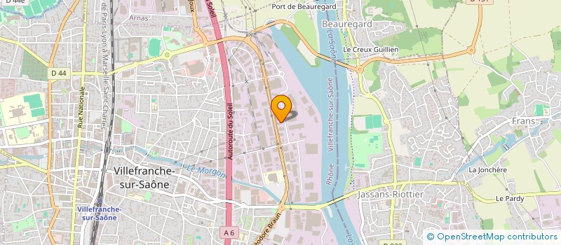 localisation de l'entreprise LUCCHINI CREATIONS  VILLEFRANCHE-SUR-SAONE