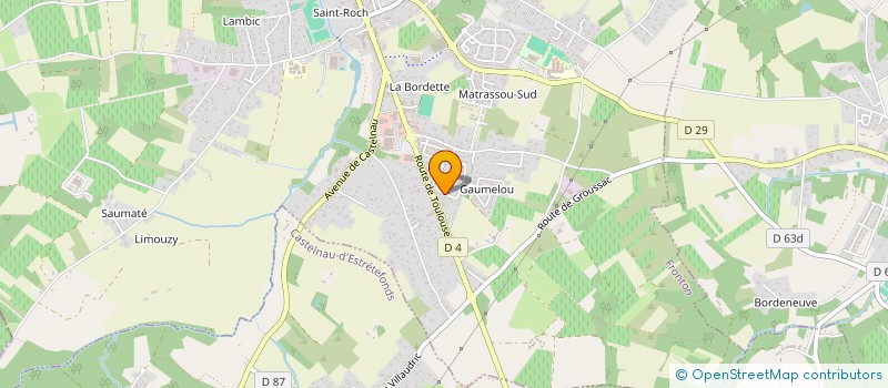 localisation de l'entreprise LUCCHINI NATHAN  CASTELNAU D ESTRETEFONDS