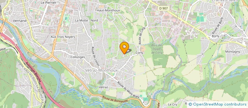 localisation de l'entreprise LUCCHINI & PARTNERS  VETRAZ-MONTHOUX