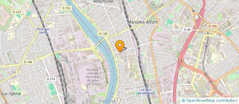 localisation de l'entreprise LUCCI à ALFORTVILLE