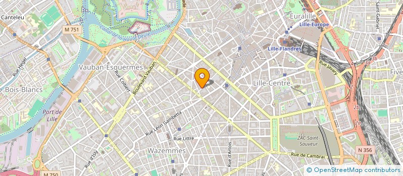 localisation de l'entreprise LUCCI PRODUCTIONS  LILLE