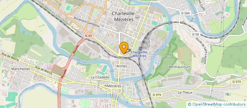 localisation de l'entreprise LUCCIANA à CHARLEVILLE-MEZIERES