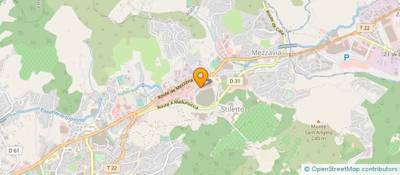 localisation de l'entreprise LUCCIONI MOBILIER à AJACCIO