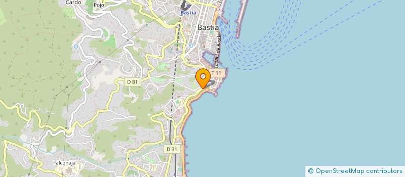 localisation de l'entreprise LUCCISANO à BASTIA