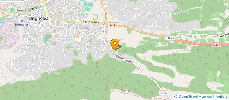 localisation de l'entreprise LUCCISANO - MASSIER  BRIGNOLES