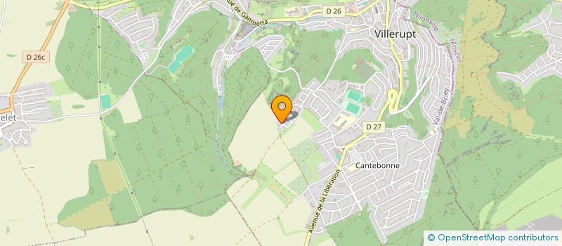 localisation de l'entreprise LUCCYA  VILLERUPT