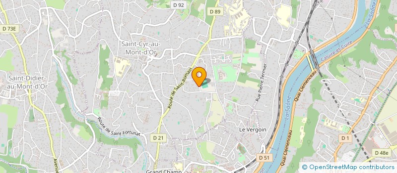 localisation de l'entreprise LUCE  SAINT-CYR-AU-MONT-D'OR